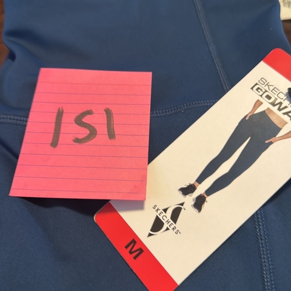 Skechers Ladies' GoStretch Luxe Tight Leggings Blue Medium - Picture 8 of 11